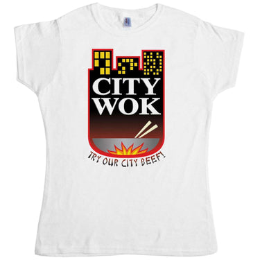 City Wok Womens T-Shirt 8Ball